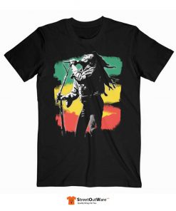Bob Marley Band T Shirt black