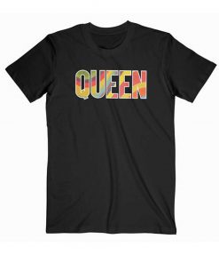 Queen T Shirt Retro Black
