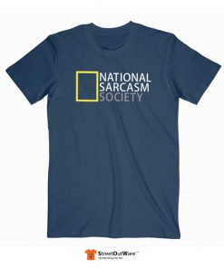 National Sarcasm Society T Shirt Navy Blue