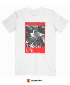 Tropical Life T Shirt White