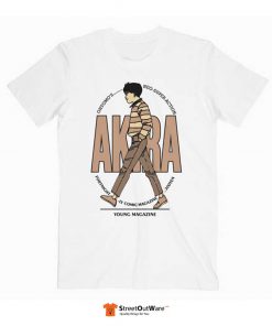 Akira Anime Young Magazine T Shirt White
