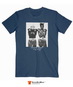 Andy Warhol Basquiat Boxing T Shirt Navy