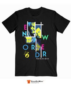 New Order Band T Shirt Black