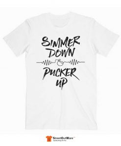 Simmer Down And Pucker Up T Shirt White