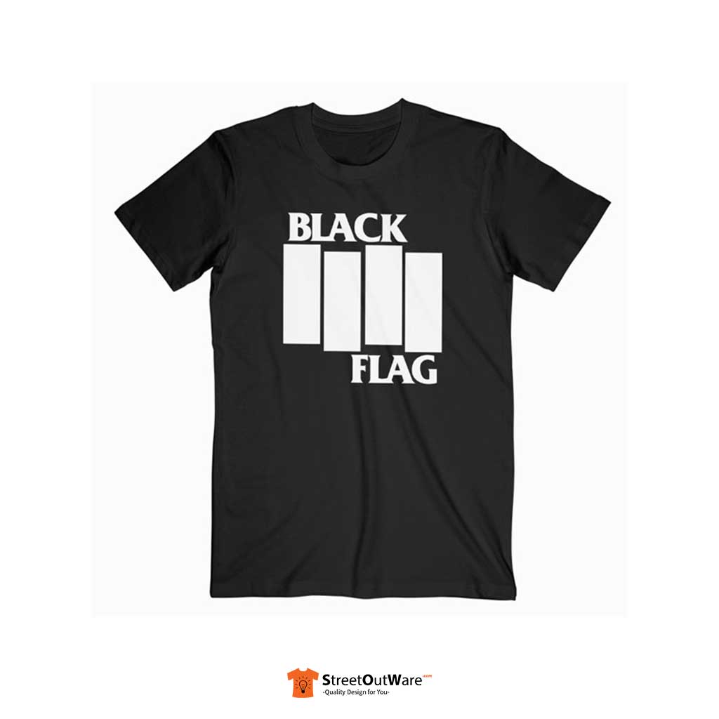 Black Flag Band T Shirt Black Flag Band T Shirt - Streetoutware.com