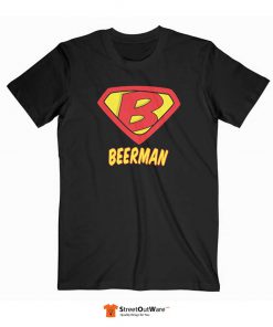 Beerman Beer T Shirt Black