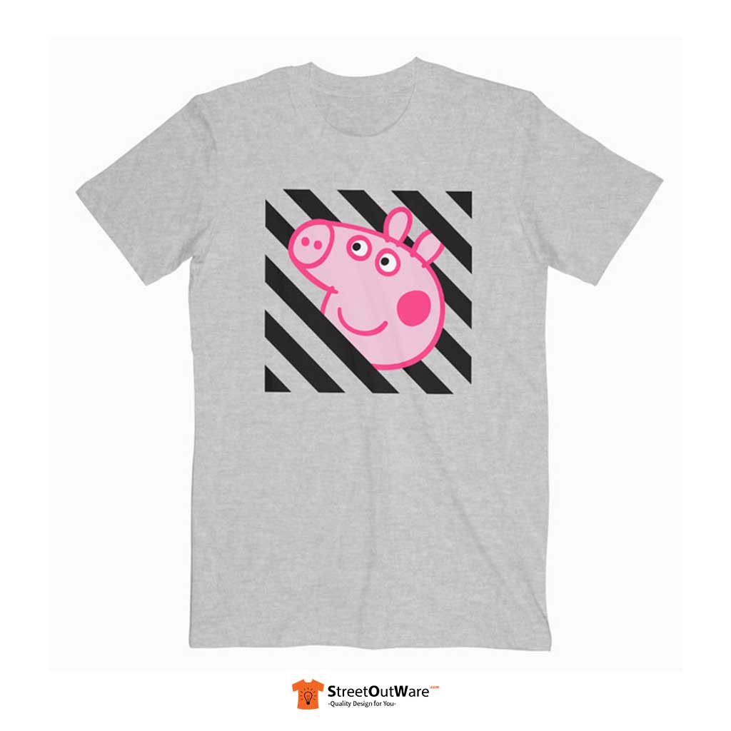 Peppa Pig x OFF White Collab T Shirt friendly prices - Streetoutware.com