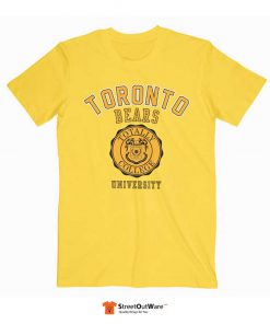 Toronto Bears University T Shirt Gold Yellow