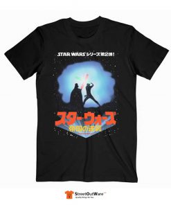 Star Wars Japanese Empire Strikes Back T Shirt Black