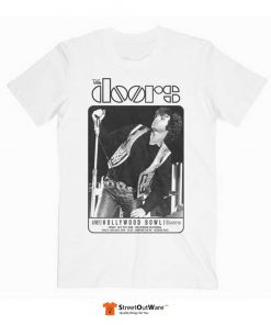 The Doors Jim Morrison Band T Shirt Sport White